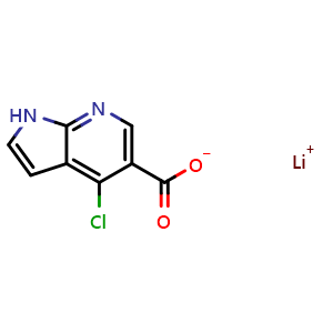 Lithium 4-chloro-1H-pyrrolo[2,3-b]pyridine-5-carboxylate