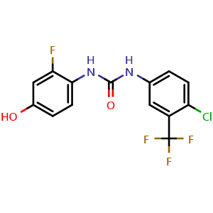 1-(4-Chloro-3-(trifluoromethyl)phenyl)-3-(2-fluoro-4-hydroxyphenyl)urea