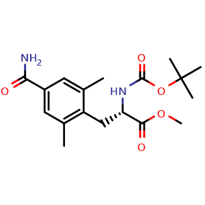(S)-methyl 2-((tert-butoxycarbonyl)amino)-3-(4-carbamoyl-2,6-dimethylphenyl)propanoate