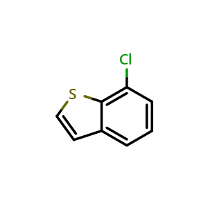 Chemical structure of 7-Chlorobenzo[b]thiophene , CAS 90407-14-0, AChemBlock W169575