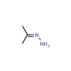 Chemical structure of Dimethylmethylenehydrazine , CAS 2035-89-4, AChemBlock W169637