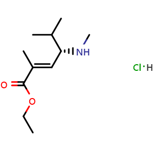 (S,E)-ethyl 2,5-dimethyl-4-(methylamino)hex-2-enoate hydrochloride