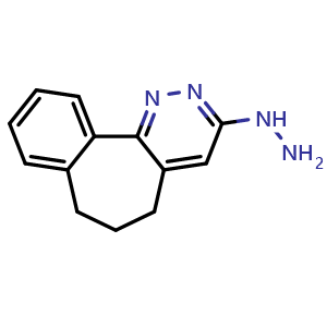 Chemical structure of 3-Hydrazino-6,7-dihydro-5H-benzo[6,7]cyclohepta[1,2-c]pyridazine , CAS 802598-74-9, AChemBlock W169660