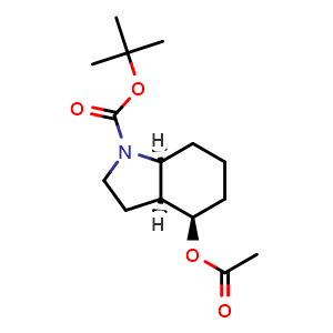 (3aS,4R,7aS)-tert-butyl 4-acetoxyoctahydro-1H-indole-1-carboxylate