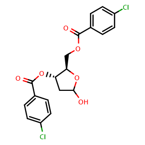 ((2R,3S)-3-((4-chlorobenzoyl)oxy)-5-hydroxytetrahydrofuran-2-yl)methyl 4-chlorobenzoate