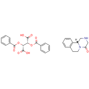 (R)-2,3,6,7-tetrahydro-1H-pyrazino[2,1-a]isoquinolin-4(11bH)-one (2R,3R)-2,3-bis(benzoyloxy)succinate