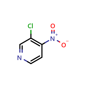 Chemical structure of 3-Chloro-4-nitropyridine , CAS 13194-60-0, AChemBlock W169869