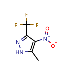5-Methyl-4-nitro-3-(trifluoromethyl)-1H-pyrazole