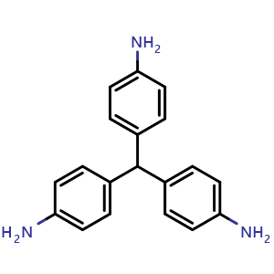 Chemical structure of Tris(4-aminophenyl)methane , CAS 548-61-8, AChemBlock W169949