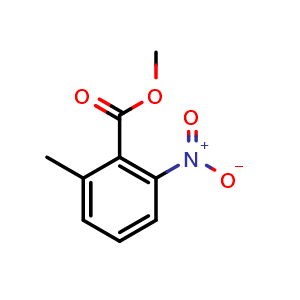 Chemical structure of Methyl 2-methyl-6-nitrobenzoate , CAS 61940-22-5, AChemBlock W169967