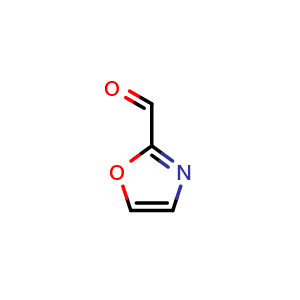 Chemical structure of Oxazole-2-carbaldehyde , CAS 65373-52-6, AChemBlock W169980