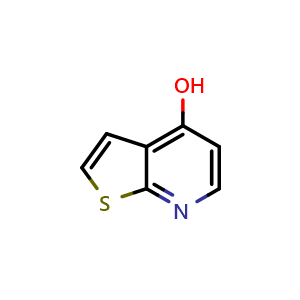 Chemical structure of Thieno[2,3-b]pyridin-4-ol , CAS 65075-96-9, AChemBlock W170004