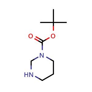 Chemical structure of tert-Butyl tetrahydropyrimidine-1(2H)-carboxylate , CAS 867065-85-8, AChemBlock W170102