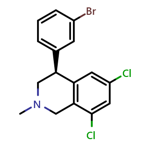 (S)-4-(3-bromophenyl)-6,8-dichloro-2-methyl-1,2,3,4-tetrahydroisoquinoline
