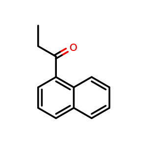 Chemical structure of Ethyl 1-naphthyl ketone , CAS 2876-63-3, AChemBlock W170167