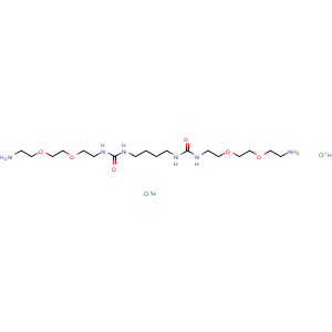 1,1'-(Butane-1,4-diyl)bis(3-(2-(2-(2-aminoethoxy)ethoxy)ethyl)urea) dihydrochloride