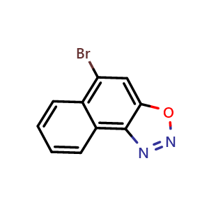 Chemical structure of 5-Bromonaphtho[1,2-d][1,2,3]oxadiazole , CAS 172943-00-9, AChemBlock W170206