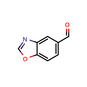 Chemical structure of 5-Benzoxazolecarboxaldehyde , CAS 638192-65-1, AChemBlock W170294