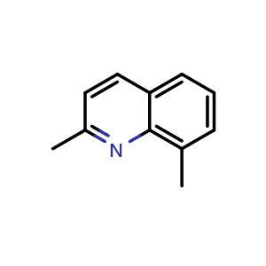 Chemical structure of 2,8-Dimethylquinoline , CAS 1463-17-8, AChemBlock W170328
