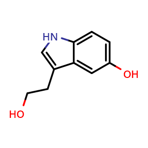 Chemical structure of 5-Hydroxytryptophol , CAS 154-02-9, AChemBlock W170351
