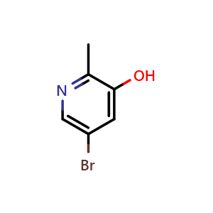 Chemical structure of 5-Bromo-2-methylpyridin-3-ol , CAS 91420-25-6, AChemBlock W170394
