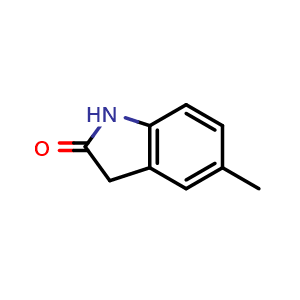 Chemical structure of 5-Methylindolin-2-one , CAS 3484-35-3, AChemBlock W170403