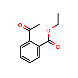 Chemical structure of Ethyl 2-acetylbenzoate , CAS 103935-10-0, AChemBlock W170413