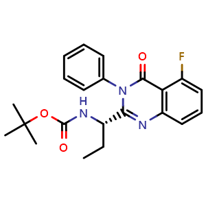 (S)-tert-butyl (1-(5-fluoro-4-oxo-3-phenyl-3,4-dihydroquinazolin-2-yl)propyl)carbamate