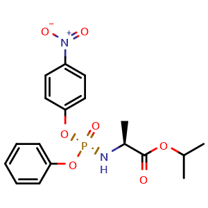 isopropyl ((S)-(4-nitrophenoxy)(phenoxy)phosphoryl)-L-alaninate