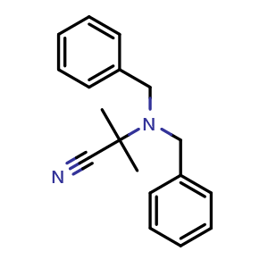 2-(Dibenzylamino)-2-methylpropanenitrile