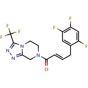 (E)-1-(3-(Trifluoromethyl)-5,6-dihydro-[1,2,4]triazolo[4,3-a]pyrazin-7(8H)-yl)-4-(2,4,5-trifluorophenyl)but-2-en-1-one (Sitagliptin Impurity)