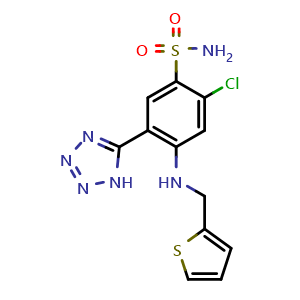Chemical structure of AZOSEMIDE , CAS 27589-33-9, AChemBlock W170649