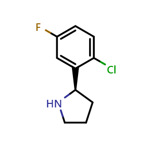(2R)-2-(2-chloro-5-fluorophenyl)pyrrolidine