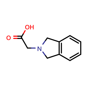 Chemical structure of Isoindoline-2-acetic acid , CAS 363165-80-4, AChemBlock W170712
