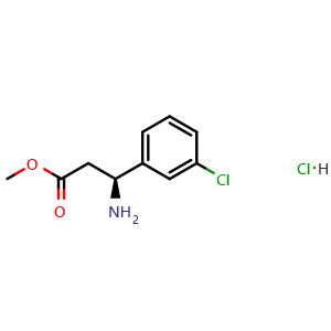 methyl (3S)-3-amino-3-(3-chlorophenyl)propanoate hydrochloride
