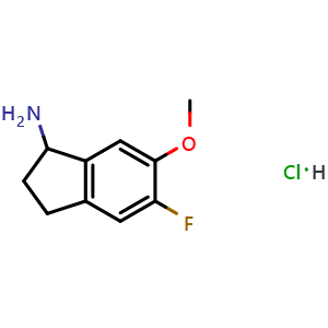 5-fluoro-6-methoxy-2,3-dihydro-1h-inden-1-amine hydrochloride