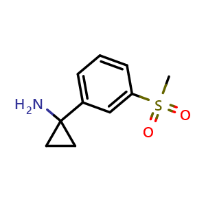 1-[3-(Methylsulfonyl)phenyl]cyclopropylamine