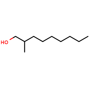 Chemical structure of 2-Methyl-1-nonanol , CAS 40589-14-8, AChemBlock W170884