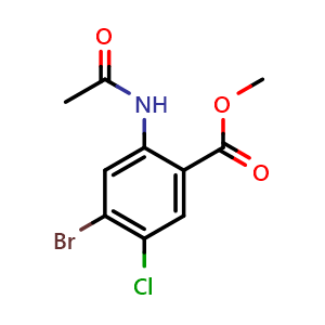 methyl 2-acetamido-4-bromo-5-chlorobenzoate