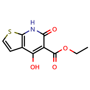 ethyl 4-hydroxy-6-oxo-7H-thieno[2,3-b]pyridine-5-carboxylate