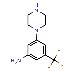 3-(piperazin-1-yl)-5-(trifluoromethyl)aniline