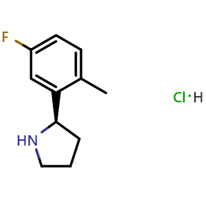 (2R)-2-(5-fluoro-2-methylphenyl)pyrrolidine hydrochloride