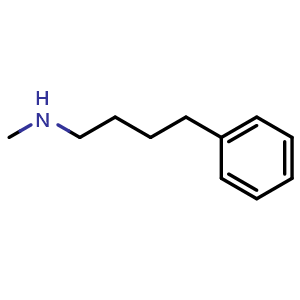Chemical structure of N-Methyl-benzenebutanamine , CAS 4265-99-0, AChemBlock W171072