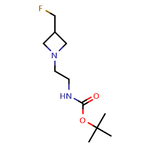 tert-butyl (2-(3-(fluoromethyl)azetidin-1-yl)ethyl)carbamate