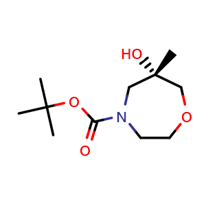 tert-butyl (6S)-6-hydroxy-6-methyl-1,4-oxazepane-4-carboxylate
