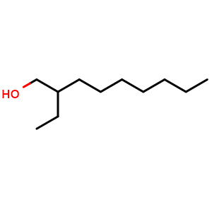 Chemical structure of 2-Ethylnonan-1-ol , CAS 54322-29-1, AChemBlock W171140