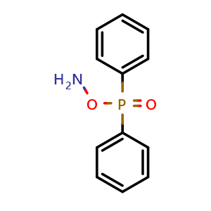 Chemical structure of (Aminooxy)diphenylphosphine oxide , CAS 72804-96-7, AChemBlock W171171