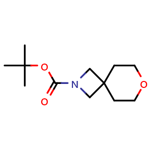 Chemical structure of tert-butyl 7-oxa-2-azaspiro[3.5]nonane-2-carboxylate , CAS 1934950-79-4, AChemBlock W171265