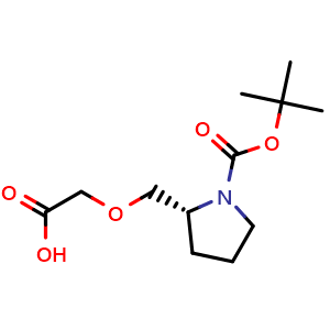 N-Boc-(R)-2-(pyrrolidin-2-ylmethoxy)acetic acid