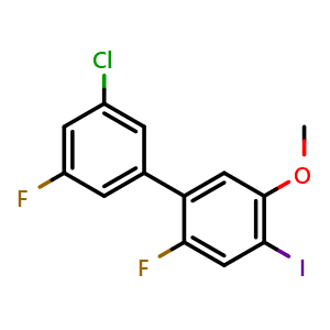 3'-chloro-2,5'-difluoro-4-iodo-5-methoxy-1,1'-biphenyl